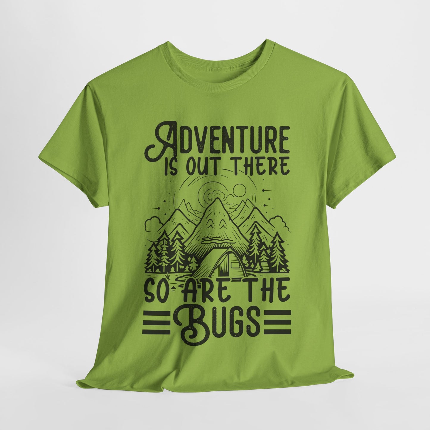 Adventure and Bugs Funny Camping T-Shirt