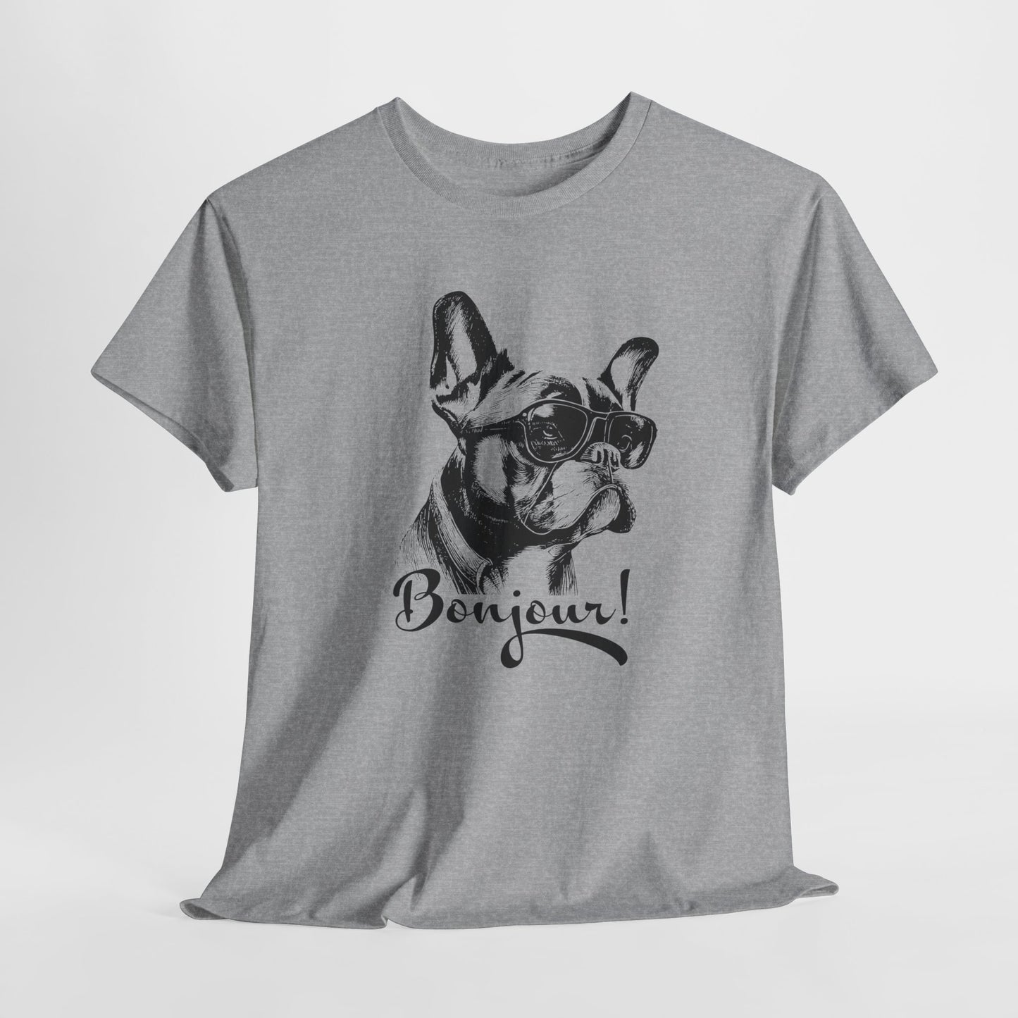 Bonjour Frenchie T-Shirt - Bulldog Vibe Tee