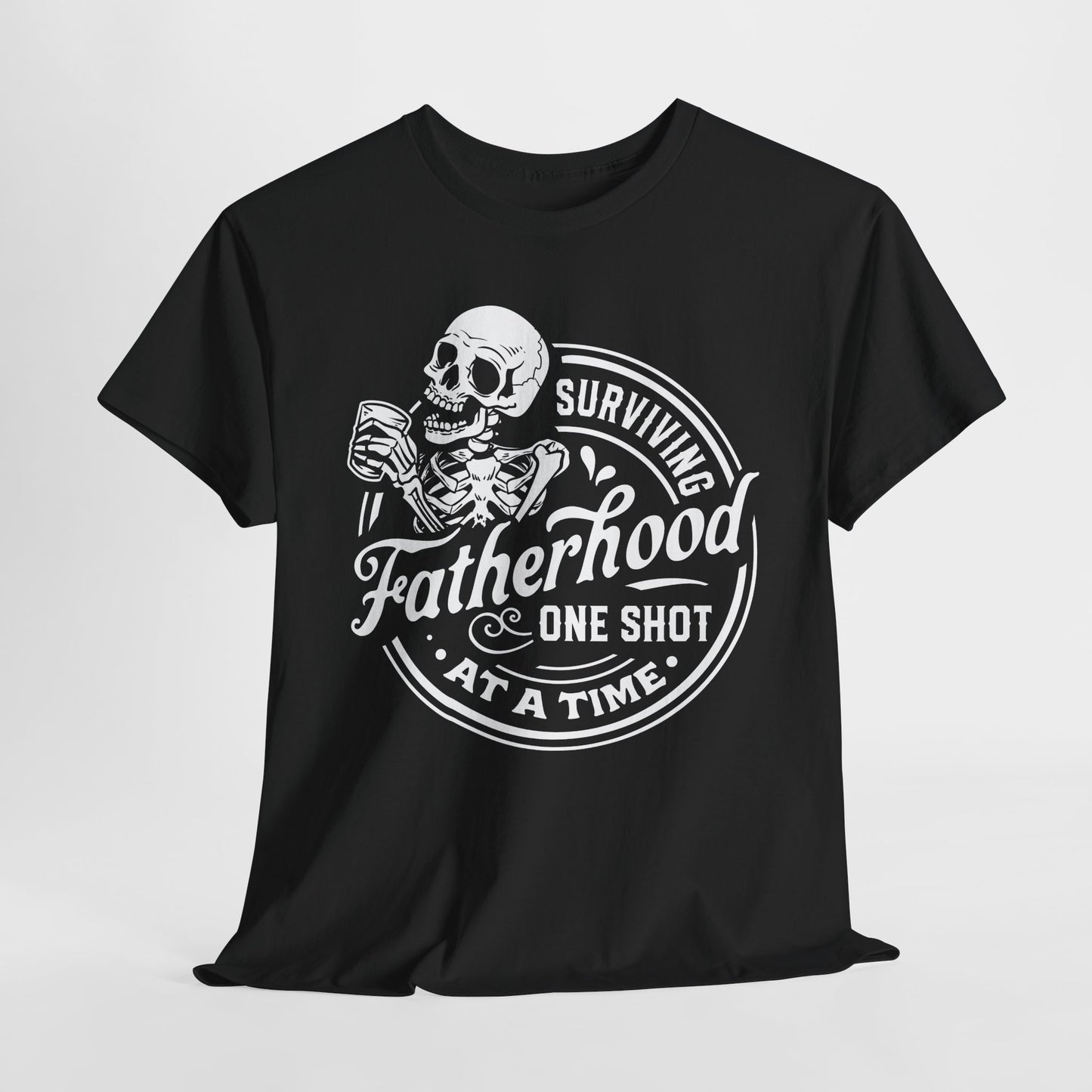 Surviving Fatherhood T-Shirt - Skeleton Shot