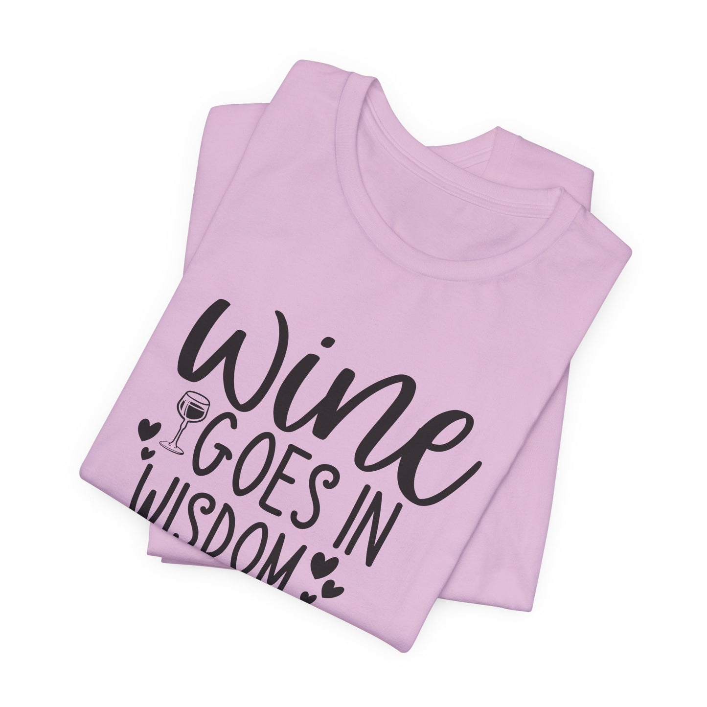Wine to Wisdom T-Shirt - Humorous Graphic