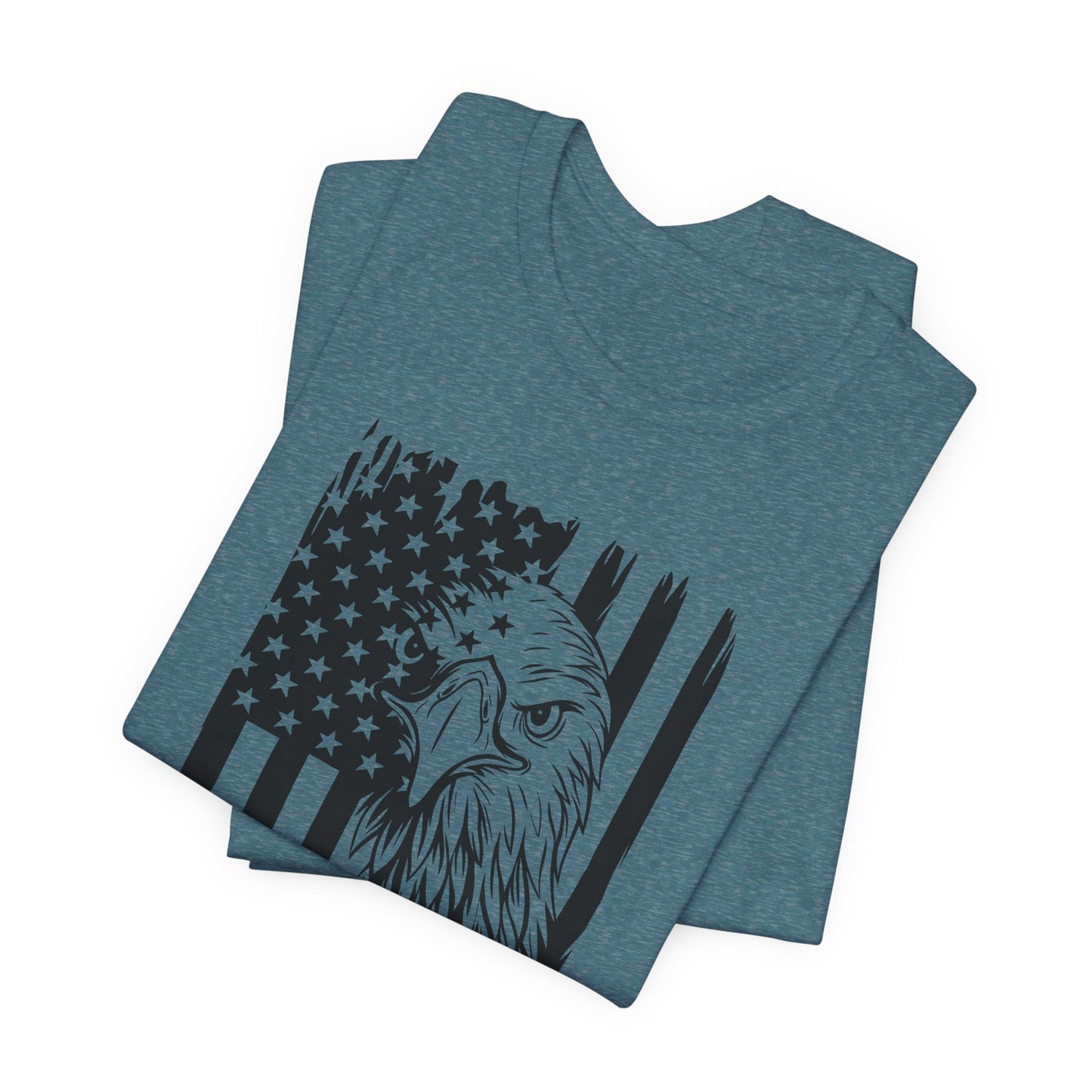 American Flag Eagle T-Shirt - Patriotic Graphic Tee