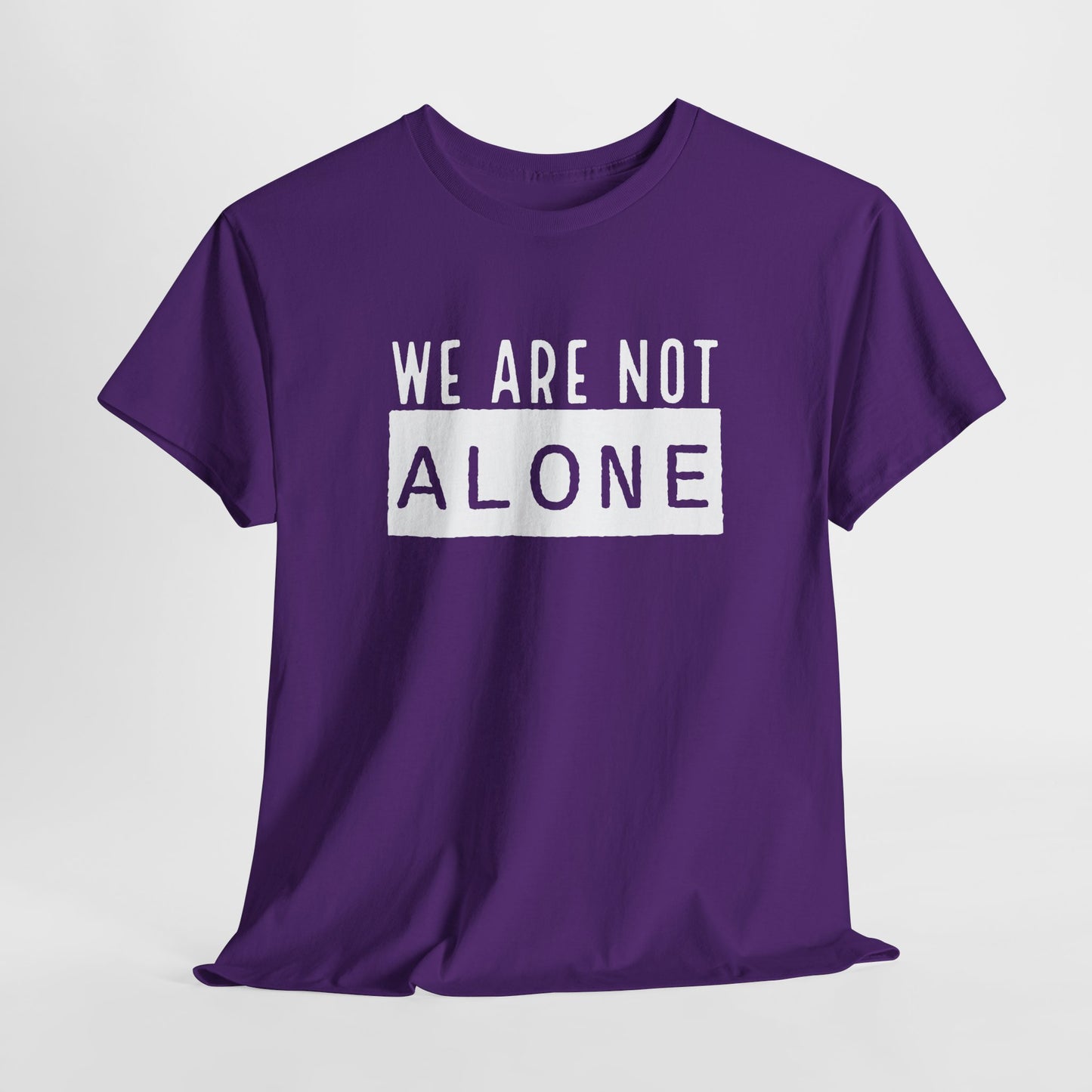 We Are Not Alone T-Shirt - Alien Message Design
