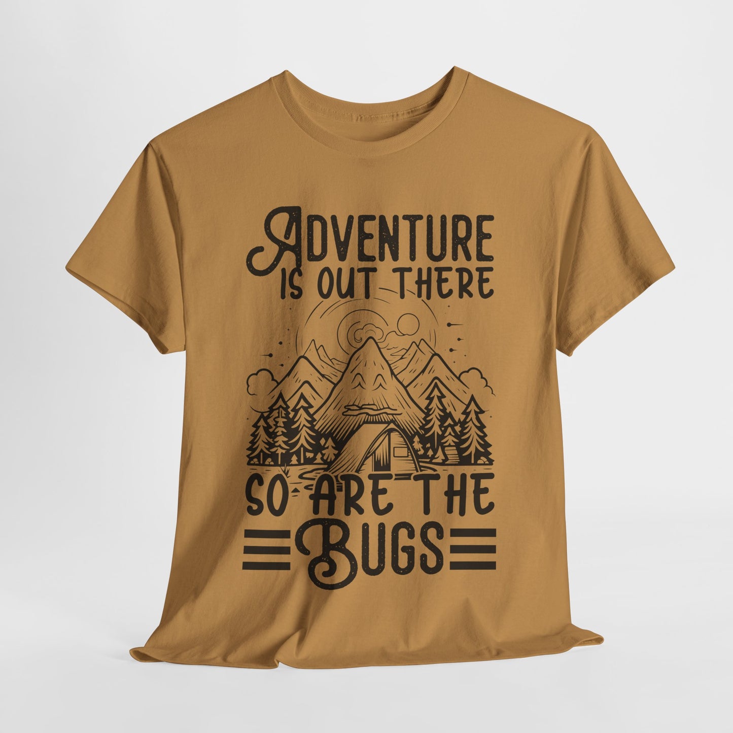 Adventure and Bugs Funny Camping T-Shirt