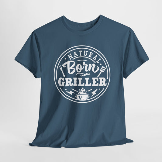Natural Born Griller BBQ Dad Tee