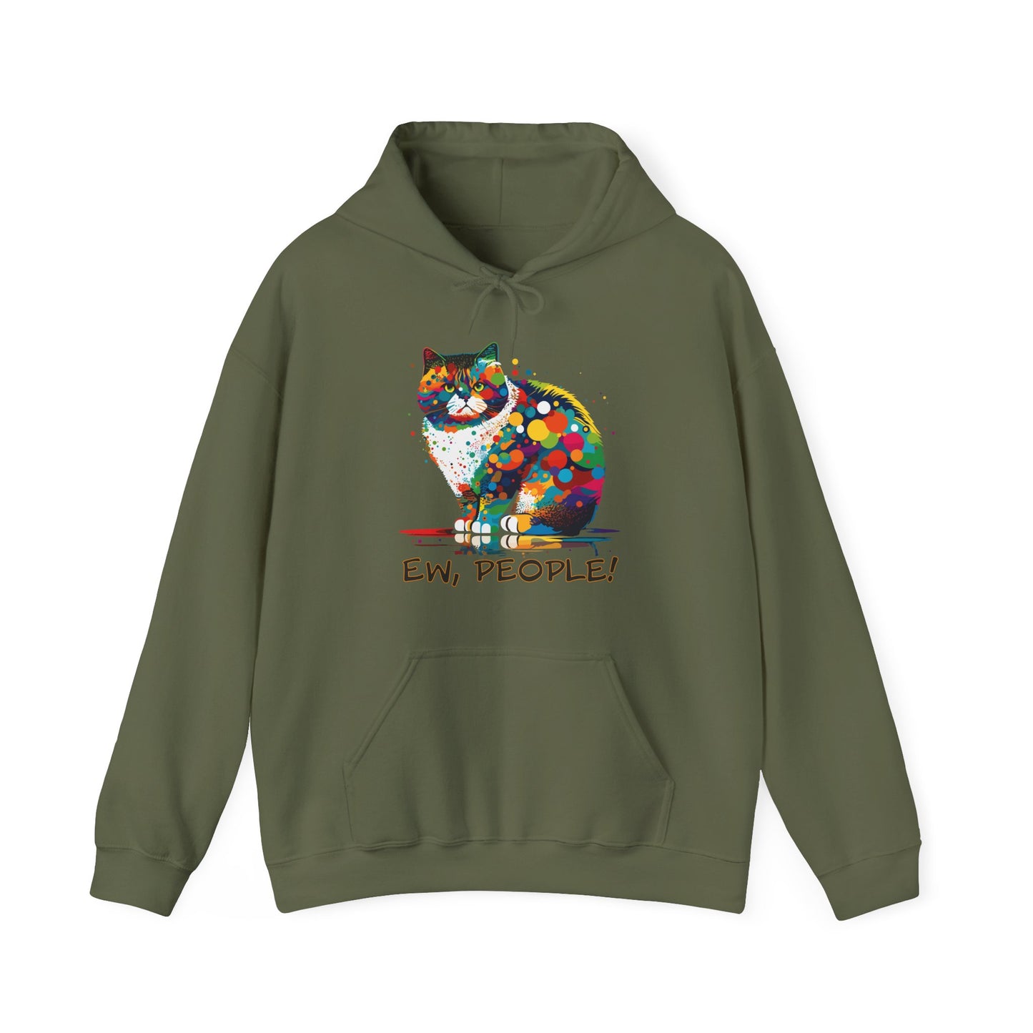 Ew People Cat Hoodie - Funny Feline Sweatshirt
