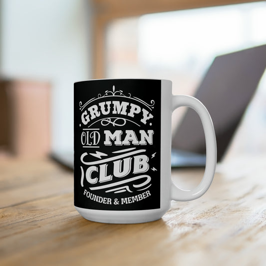 Grumpy Old Man Mug For Coffee Lovers Cup For Father's Day Gift For Dad
