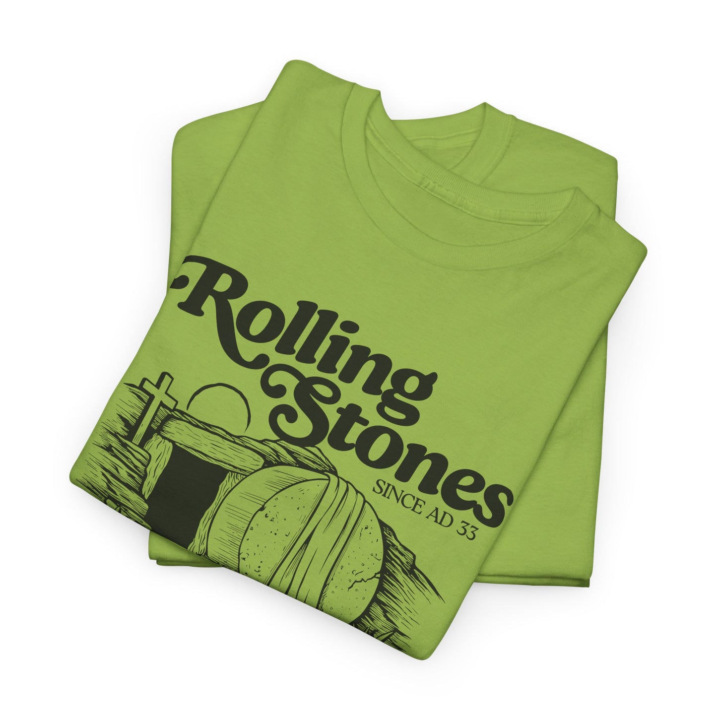 Rolling Stones Since AD 33 T-Shirt - Easter Faith Graphic Tee