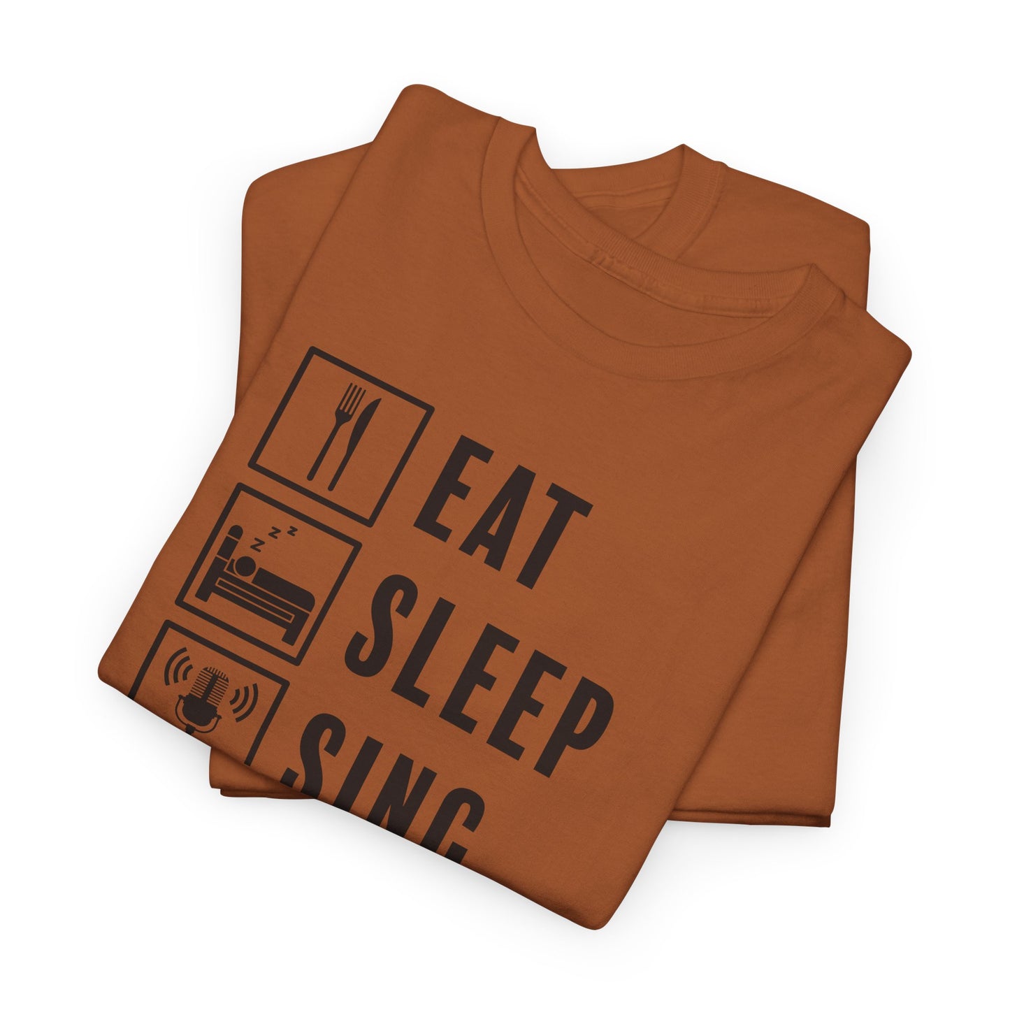 Eat Sleep Sing Repeat T-Shirt - Music Vibe