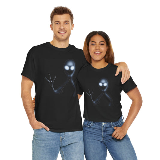 Alien Reach T-Shirt - Cosmic Hand Design