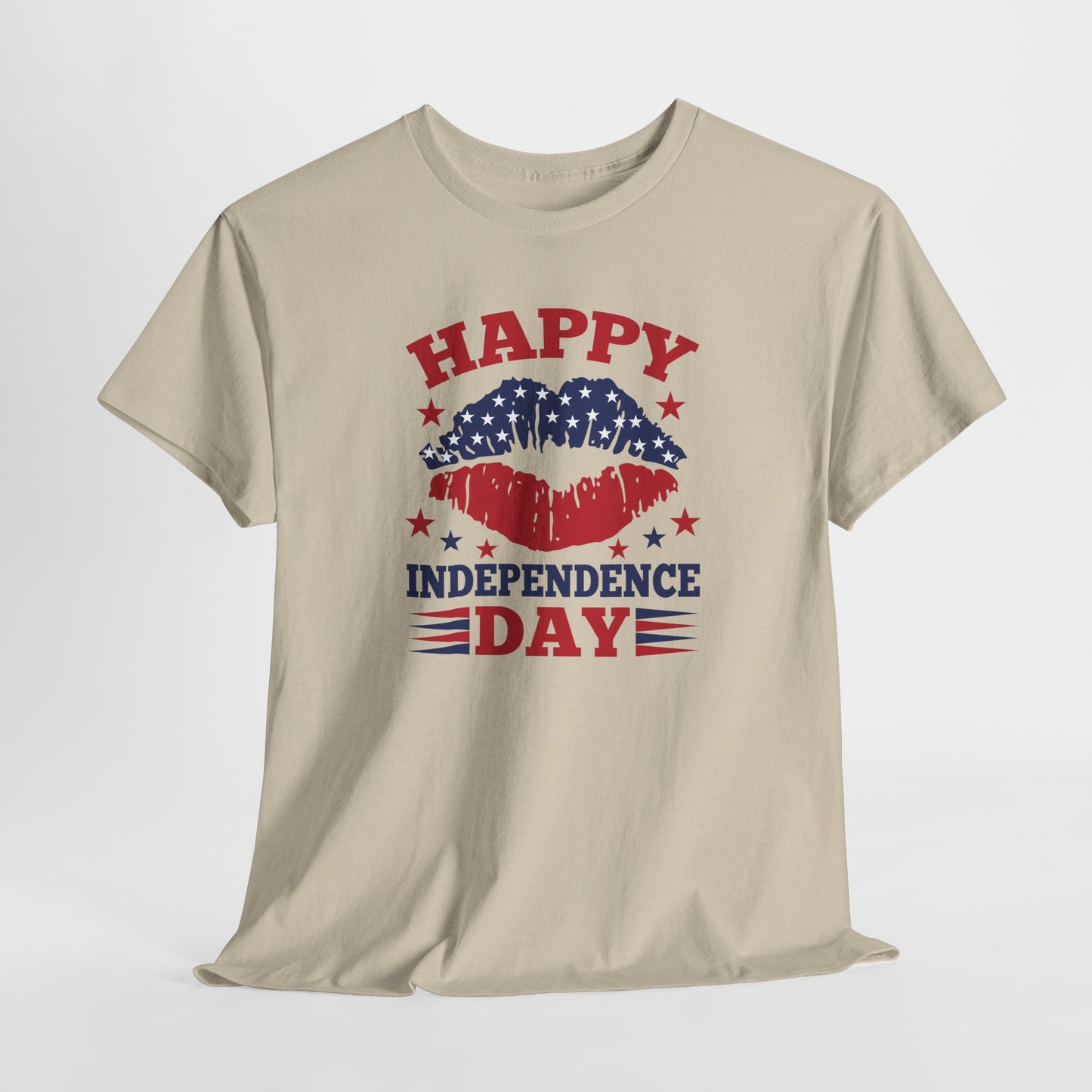 Happy Independence Day Stars Stripes T-Shirt - Fourth of July Tee
