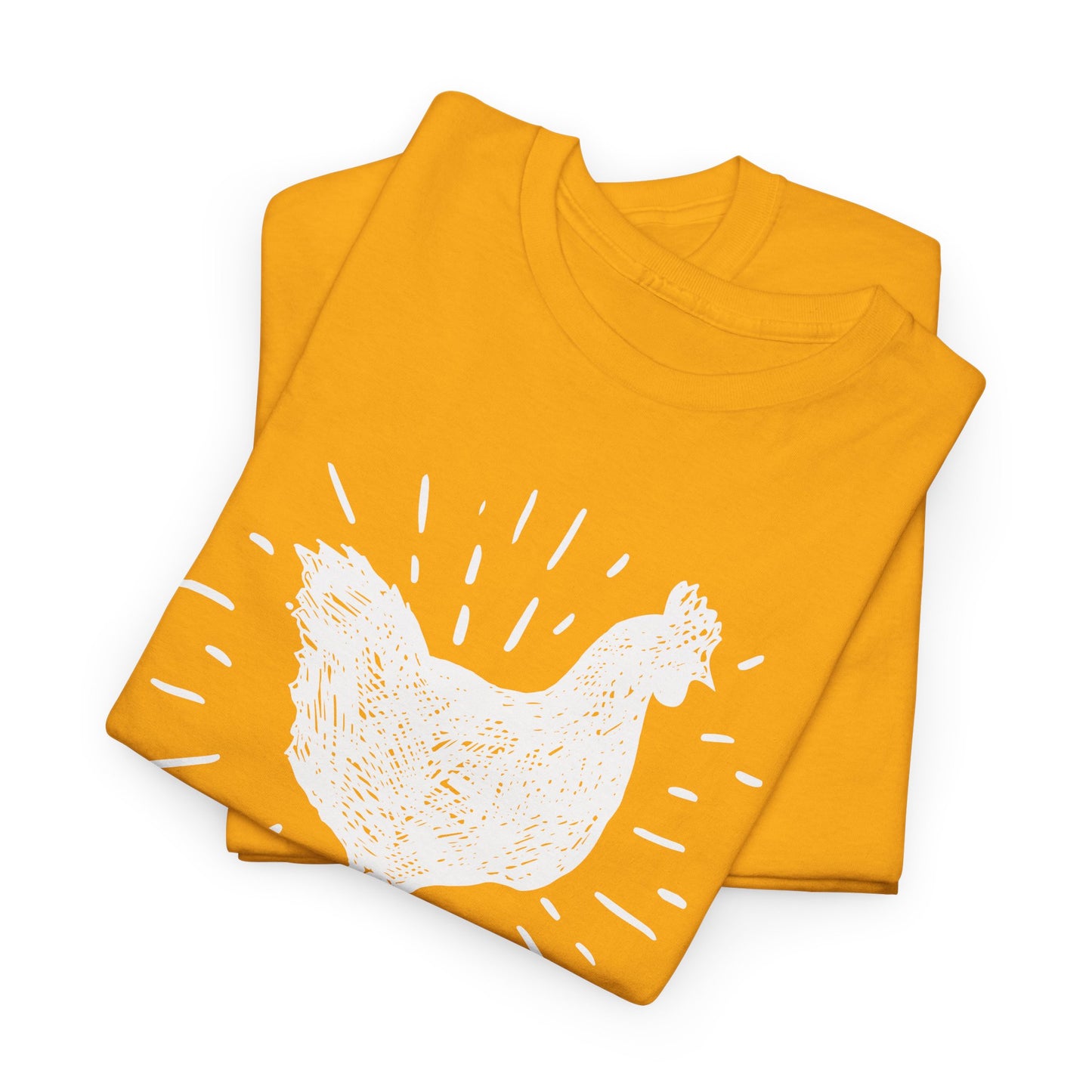 What the Cluck White Chicken T-Shirt - Quirky Tee