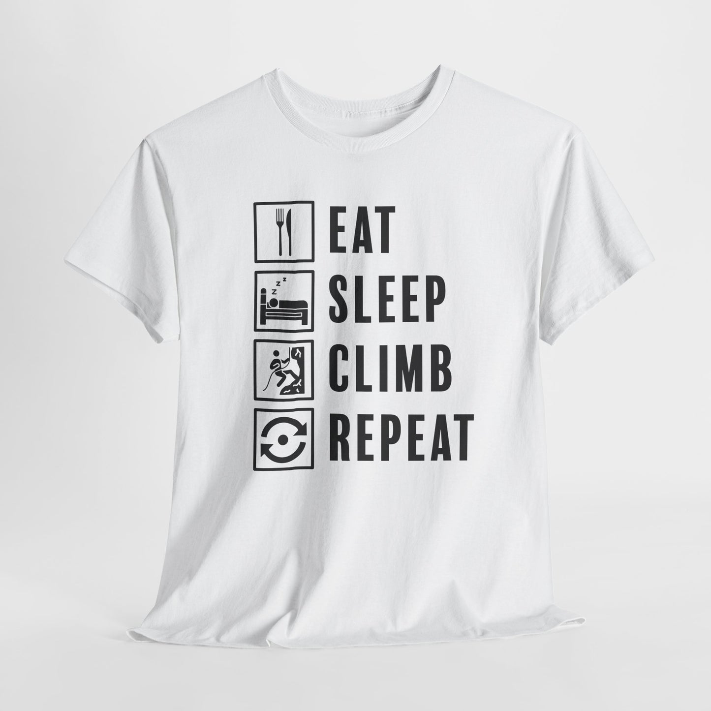 Eat Sleep Climb Repeat Graphic T-Shirt