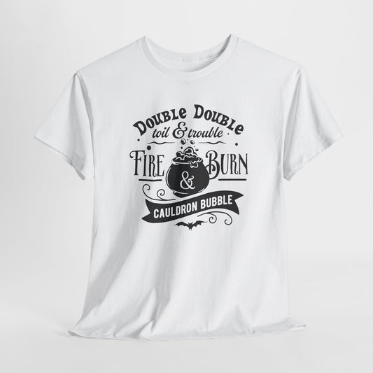 Double Toil Trouble T-Shirt - Halloween Witch Tee