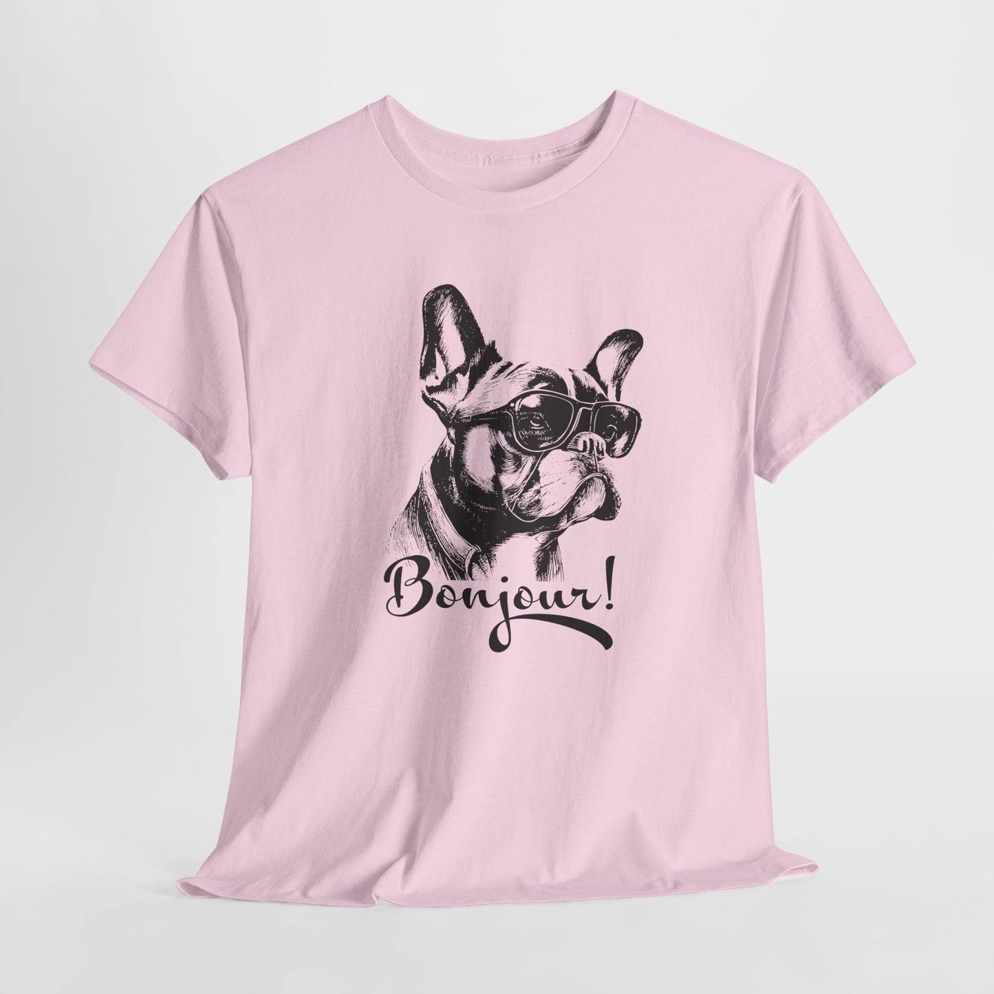 Bonjour Frenchie T-Shirt - Bulldog Vibe Tee