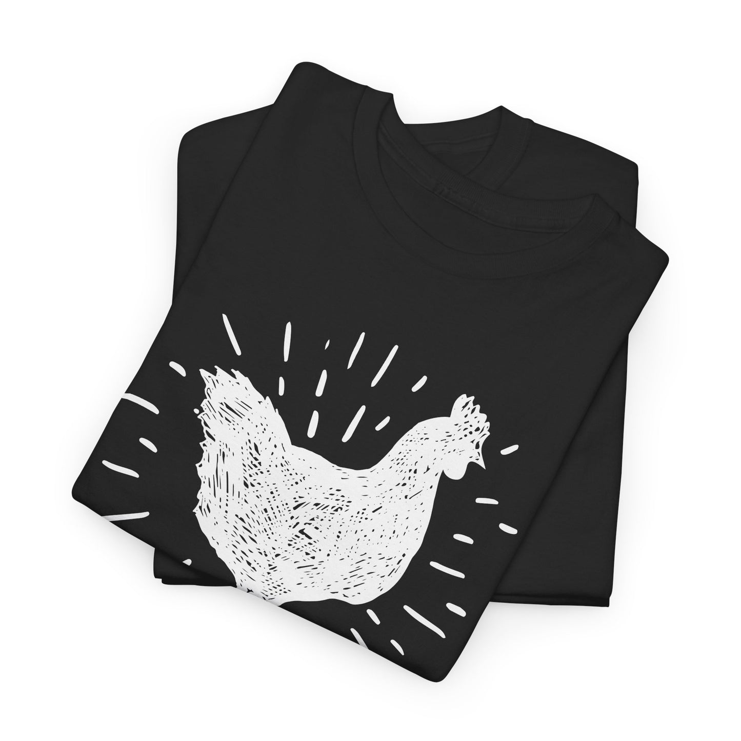 What the Cluck White Chicken T-Shirt - Quirky Tee
