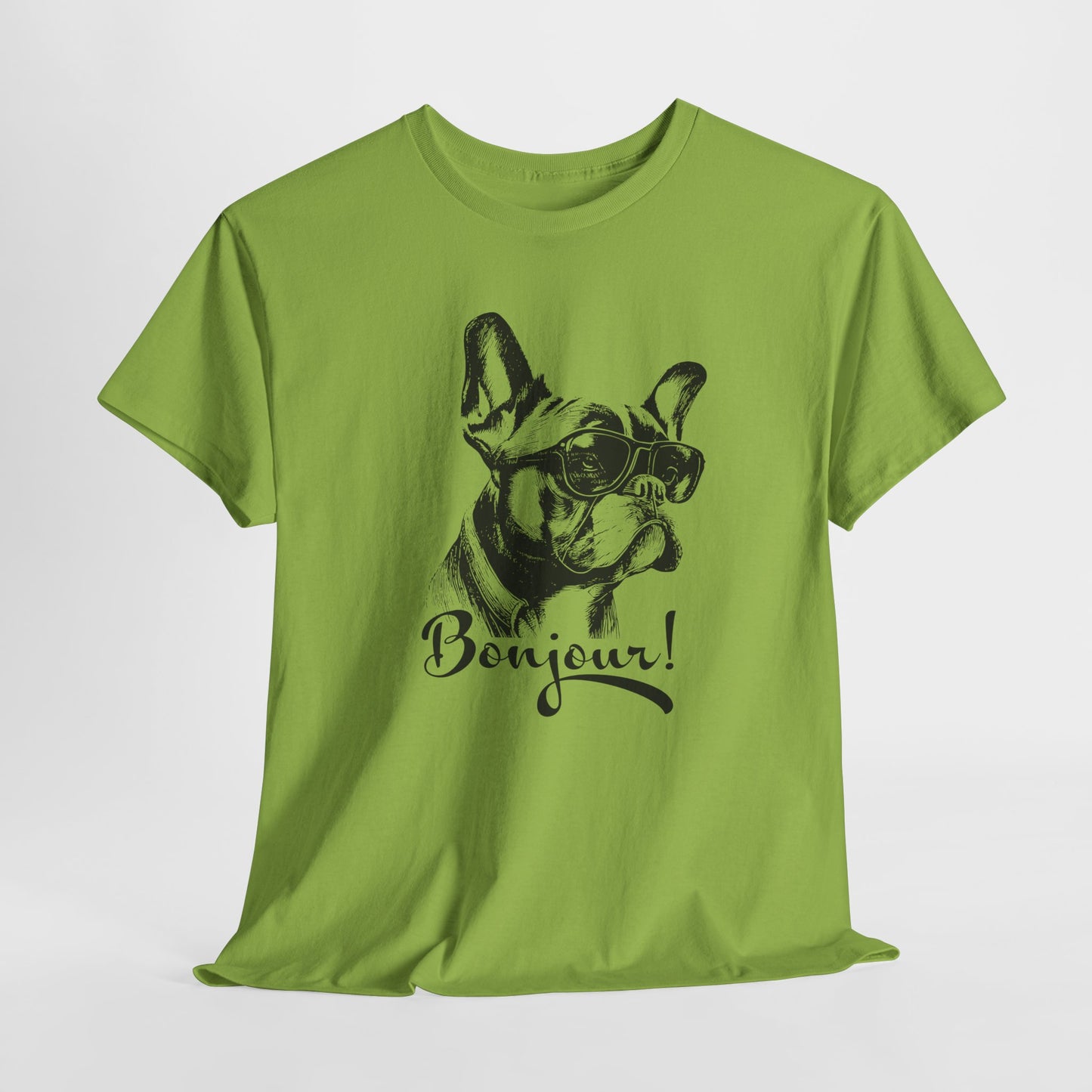 Bonjour Frenchie T-Shirt - Bulldog Vibe Tee