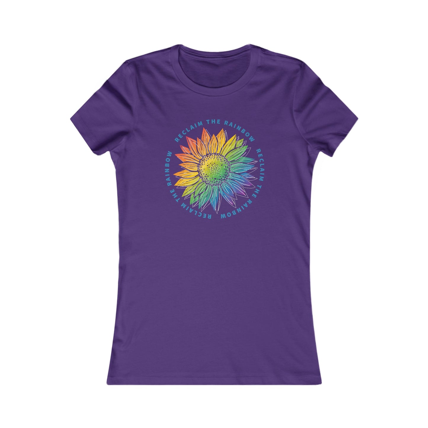 Reclaim The Rainbow Sunflower T-Shirt