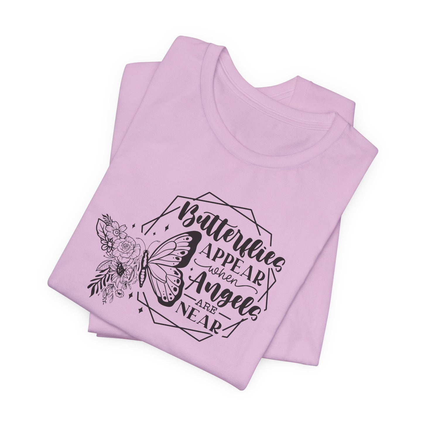 Butterflies Appear When Angels Are Near T-Shirt - Spiritual Tee