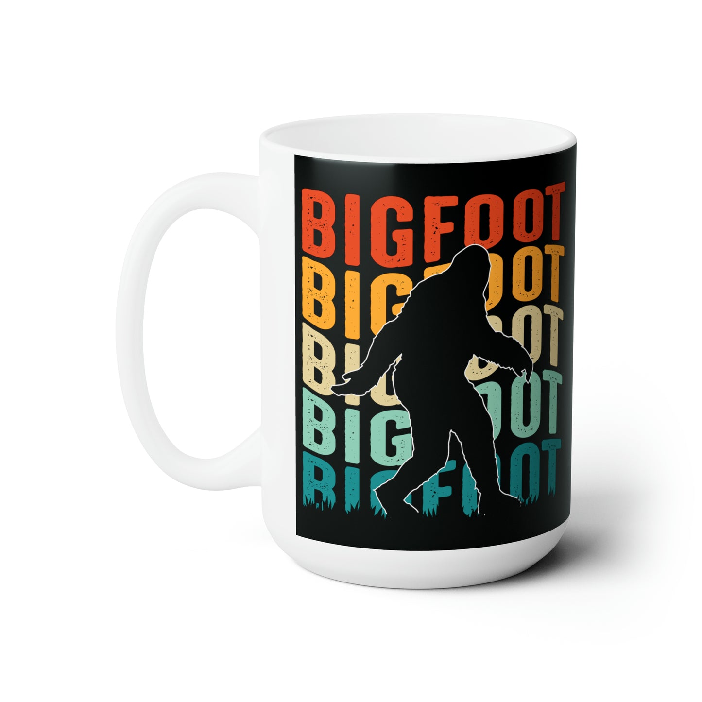 Bigfoot Coffee Mug For Sasquatch Hot Tea Cup For Mythical Monster Gift