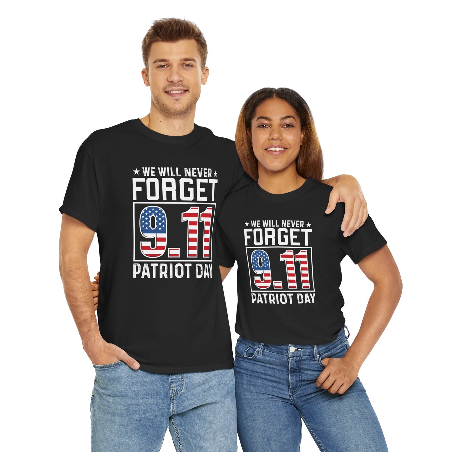 Patriot Day T-Shirt - We Will Never Forget 9/11 Tee