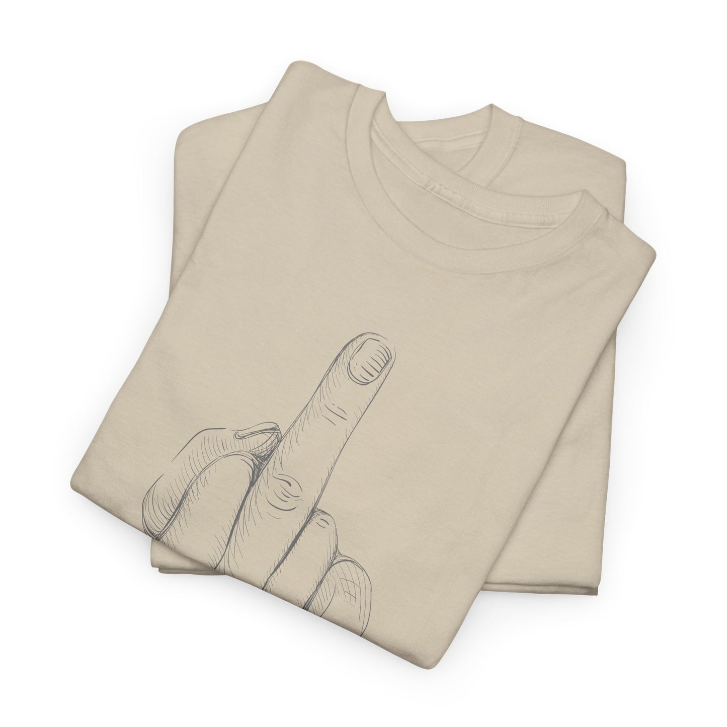 Middle Finger T-Shirt - Bold Gesture Tee