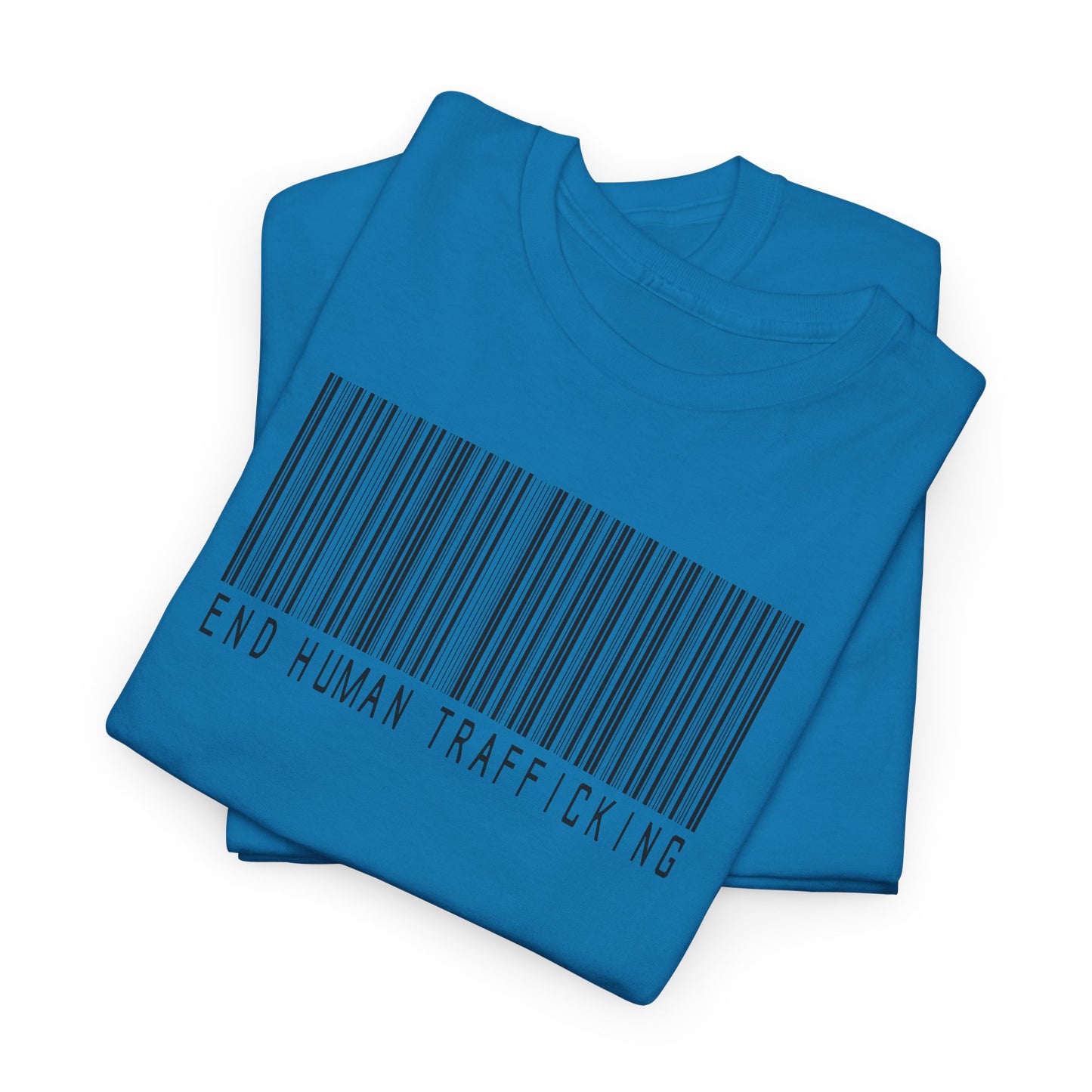 End Human Trafficking Barcode T-Shirt