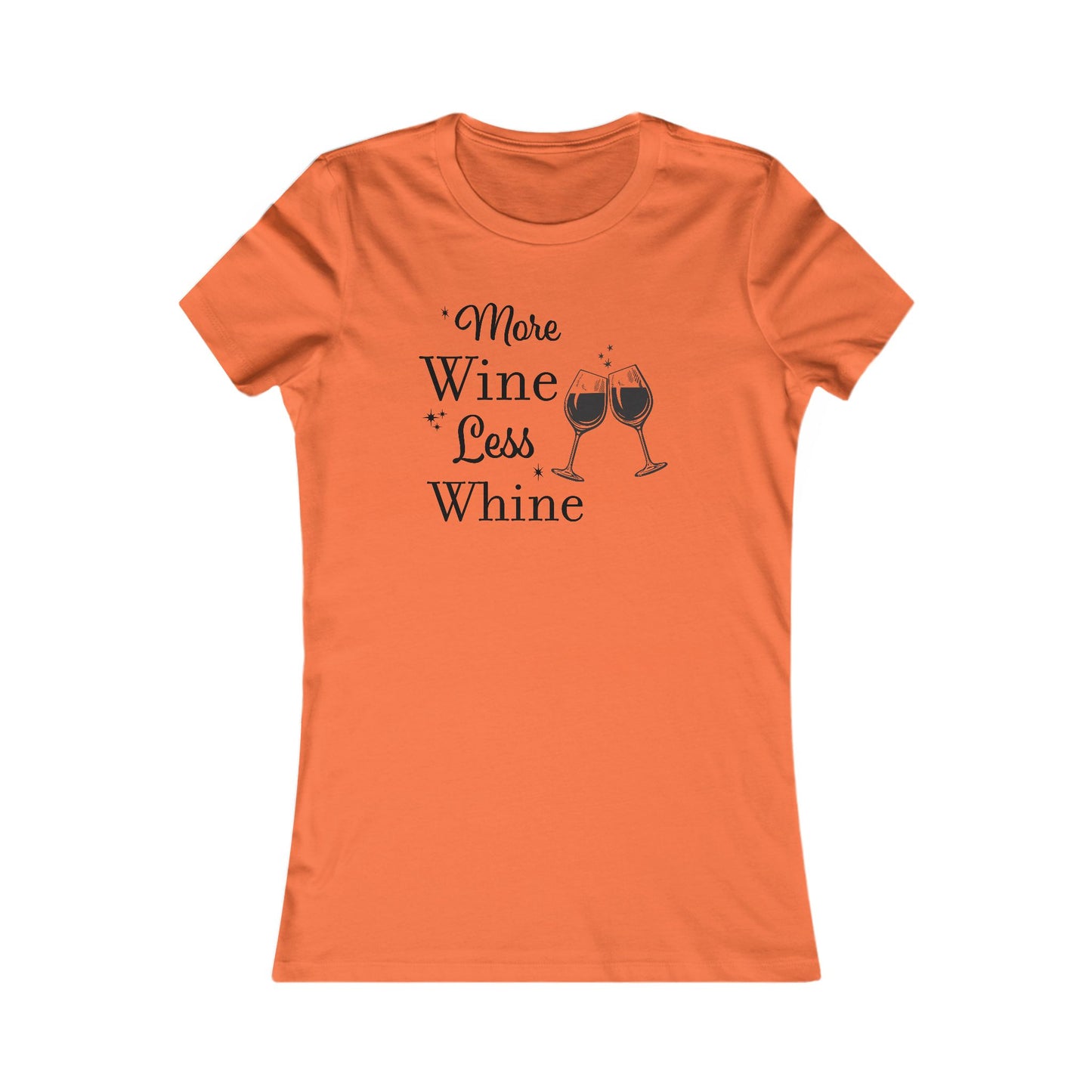More Wine Less Whine T-Shirt - Funny Graphic
