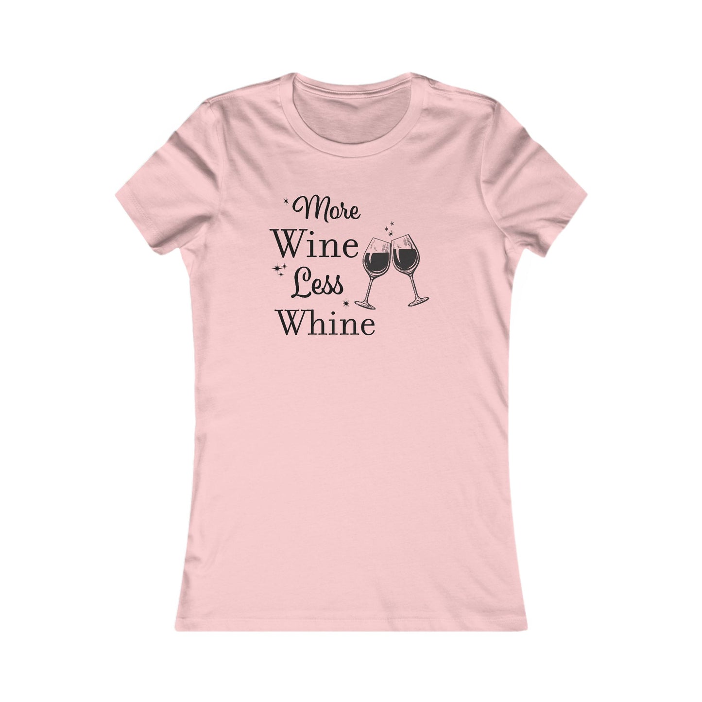 More Wine Less Whine T-Shirt - Funny Graphic