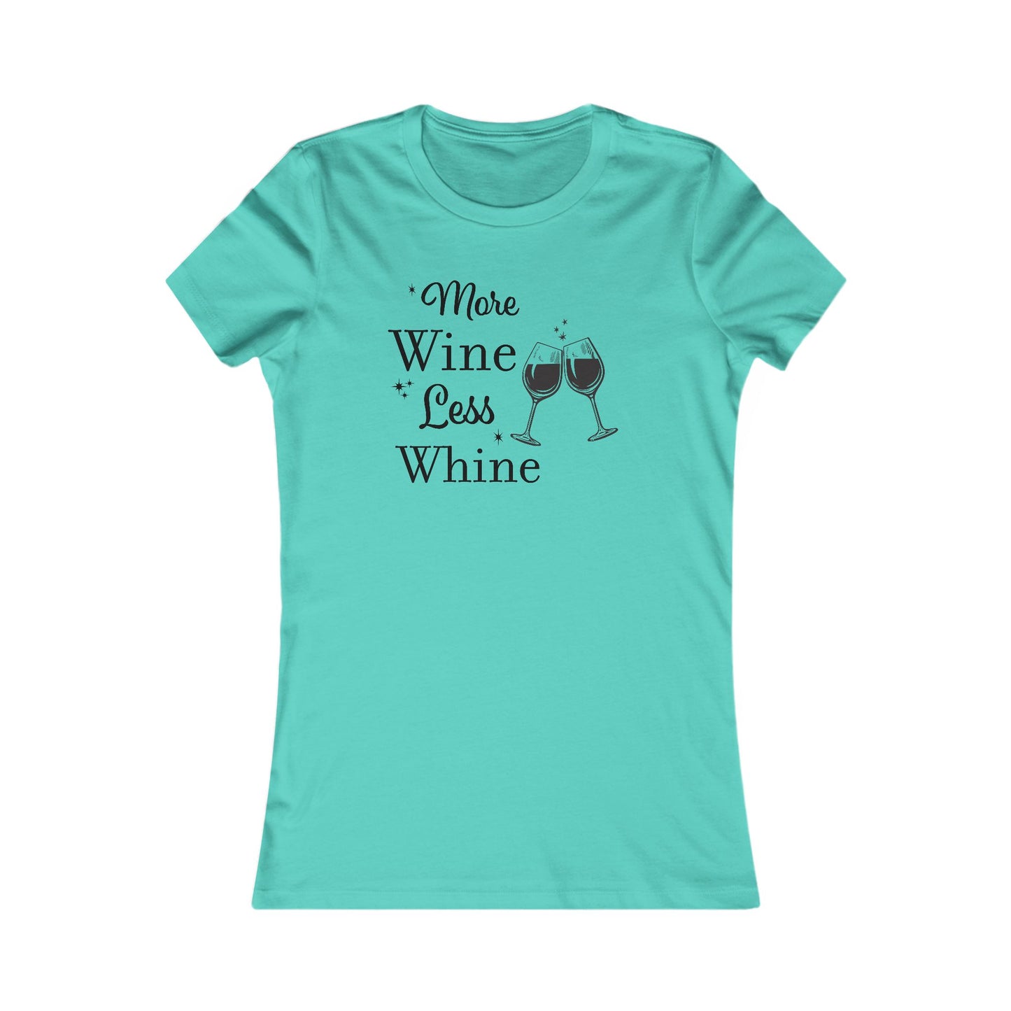 More Wine Less Whine T-Shirt - Funny Graphic