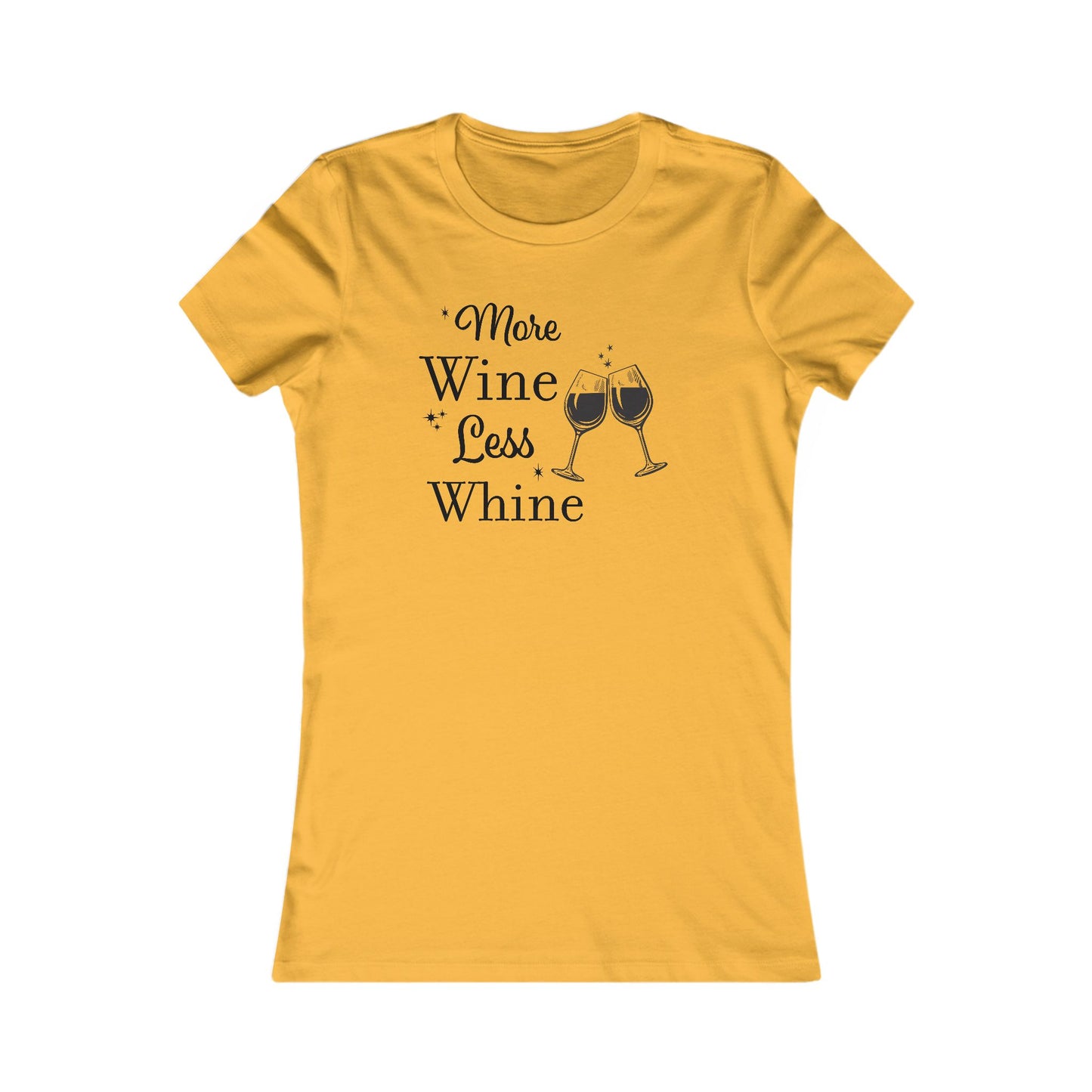 More Wine Less Whine T-Shirt - Funny Graphic