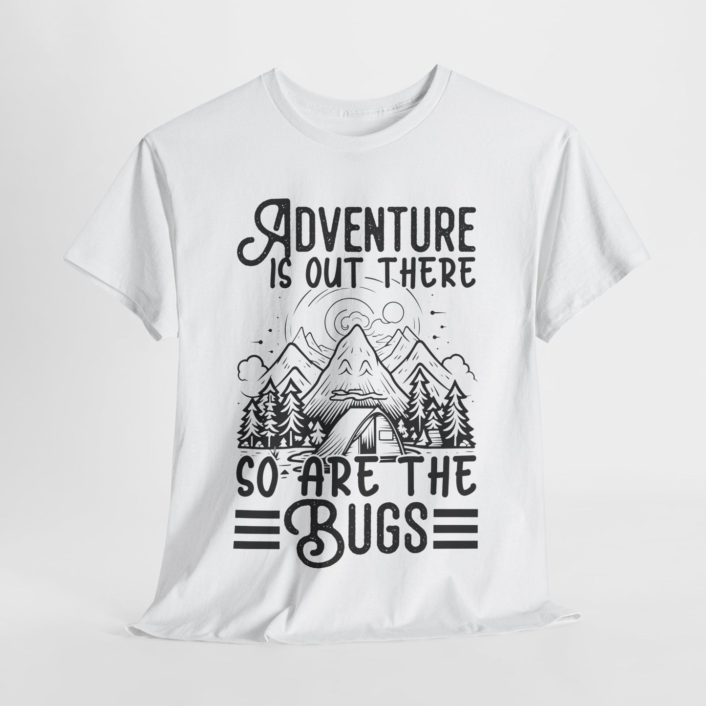Adventure and Bugs Funny Camping T-Shirt