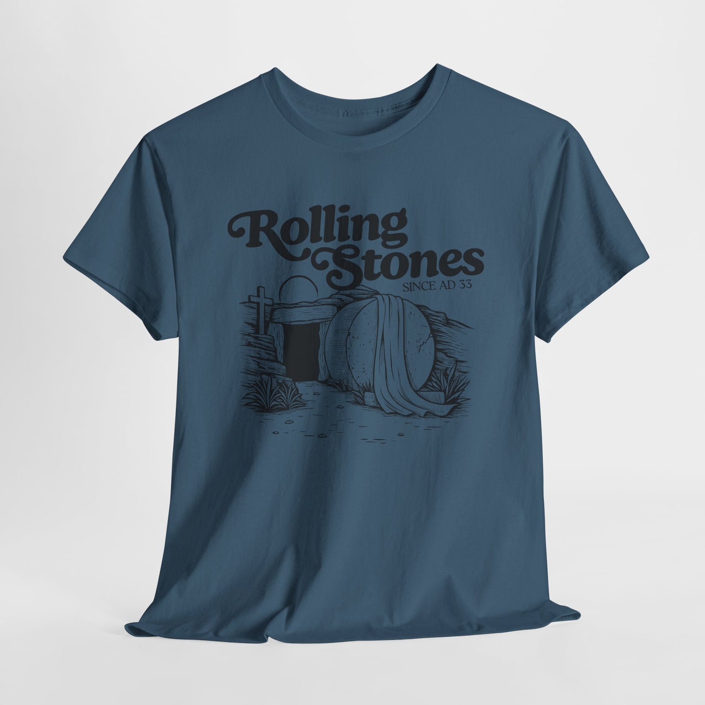 Rolling Stones Since AD 33 T-Shirt - Easter Faith Graphic Tee