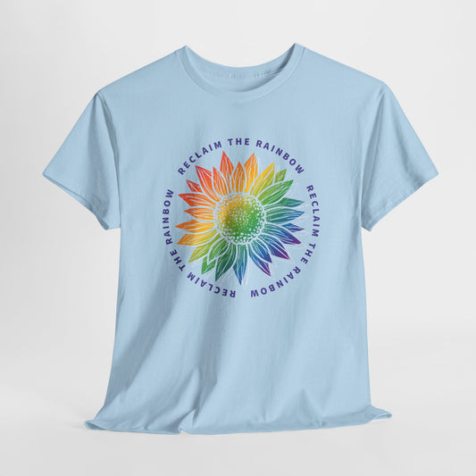 Reclaim The Rainbow Sunflower Graphic Tee