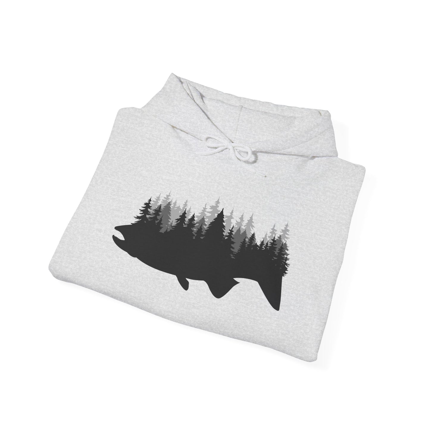 Forest Fish Silhouette Hoodie