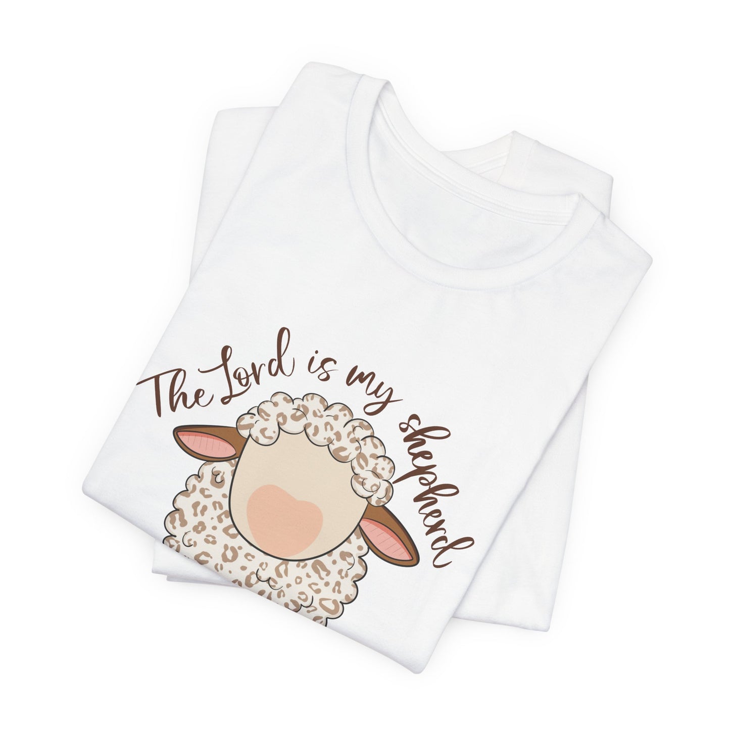 Cute Christian Sheep Tee - "The Lord is My Shepherd" T-Shirt