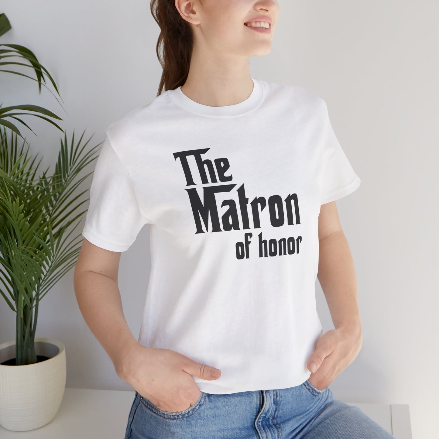 Mafia Wedding T-Shirt For Matron Of Honor TShirt For Bachelorette Theme Party