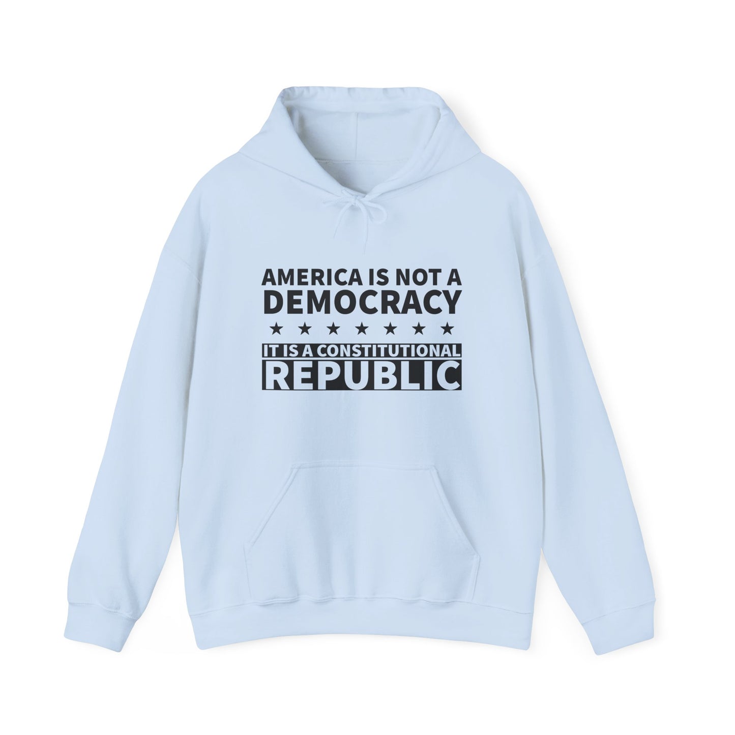 America Constitutional Republic Statement Hoodie