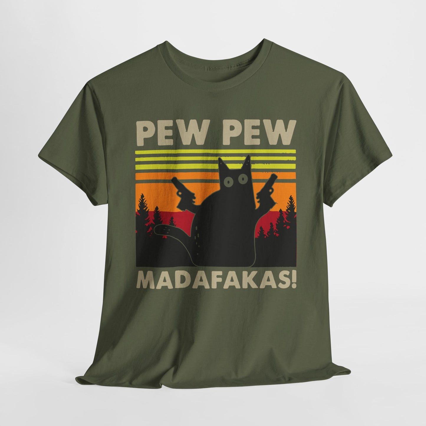 Pew Pew Madafakas Cat Tee