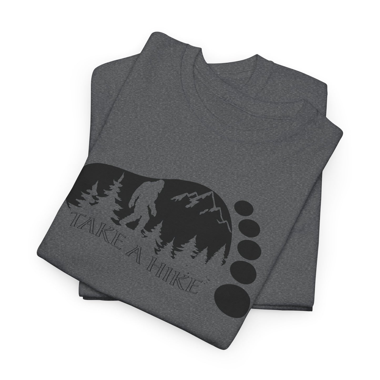 Bigfoot Hiking T-Shirt - Outdoor Adventure Graphic