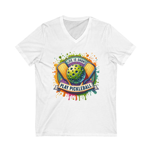 Life Is Short Play Pickleball T-Shirt