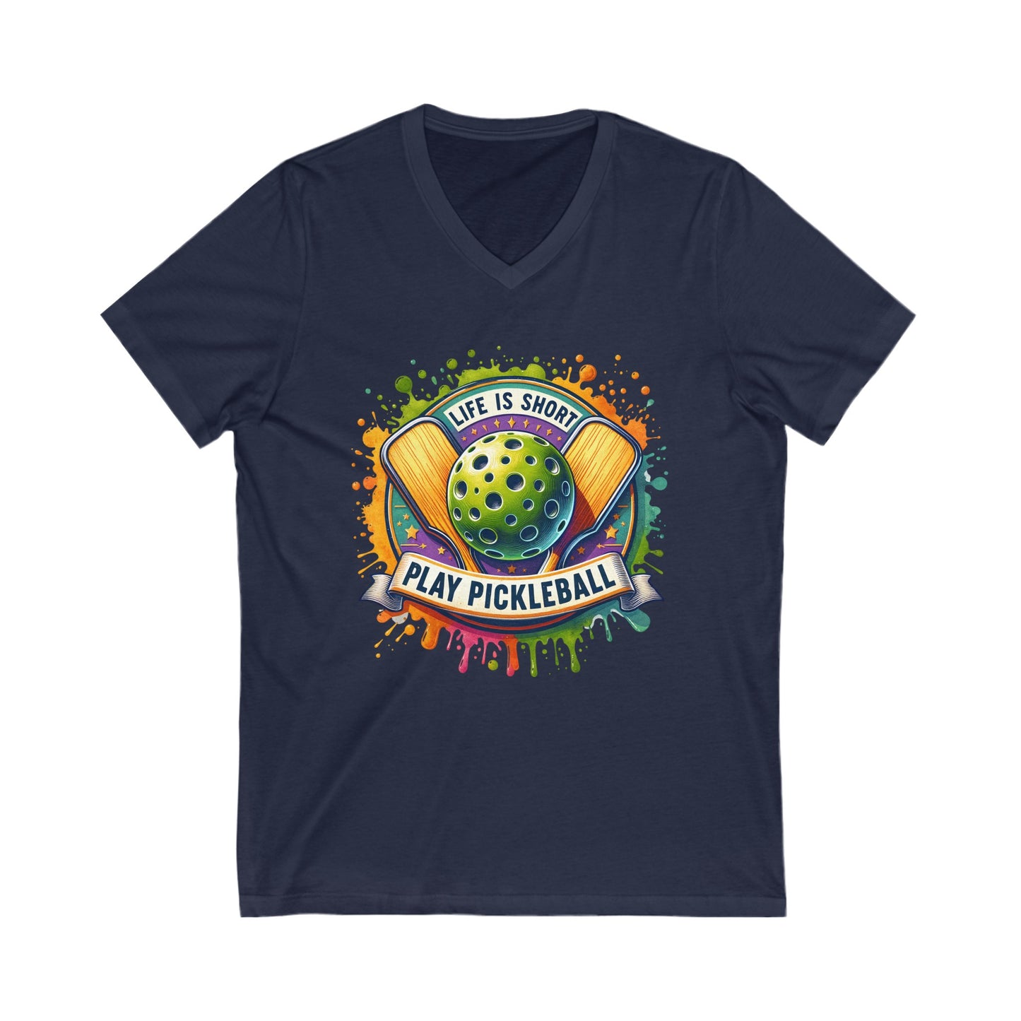 Life Is Short Play Pickleball T-Shirt