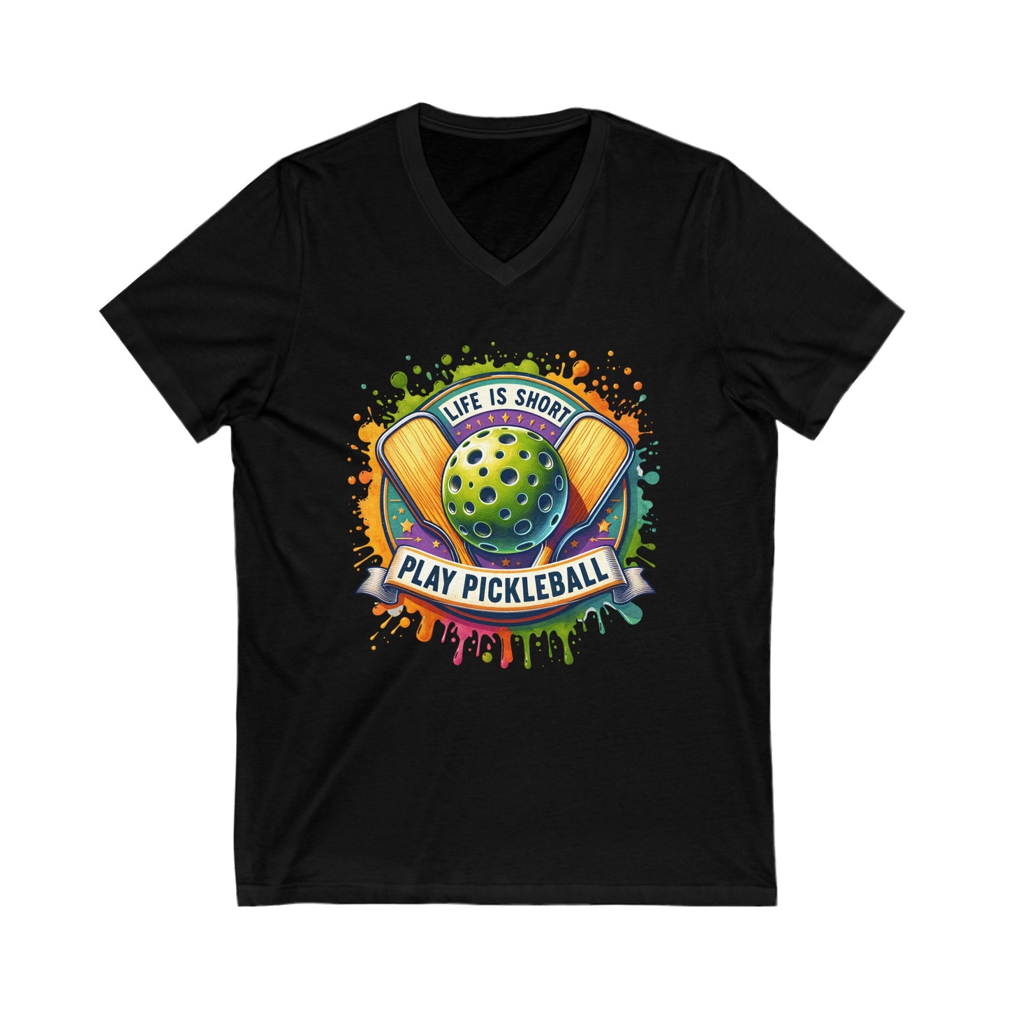 Life Is Short Play Pickleball T-Shirt