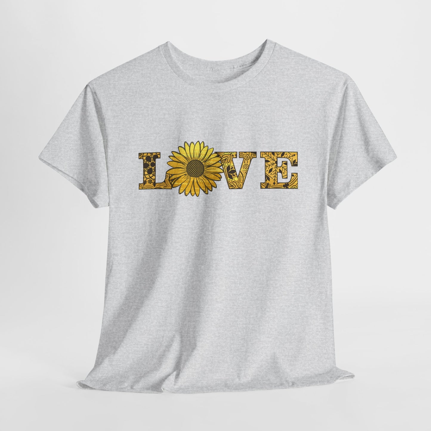 Love Sunflower T-Shirt - Floral Design