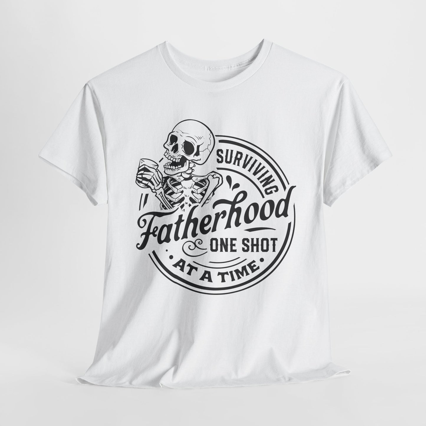 Surviving Fatherhood T-Shirt - Skeleton Shot