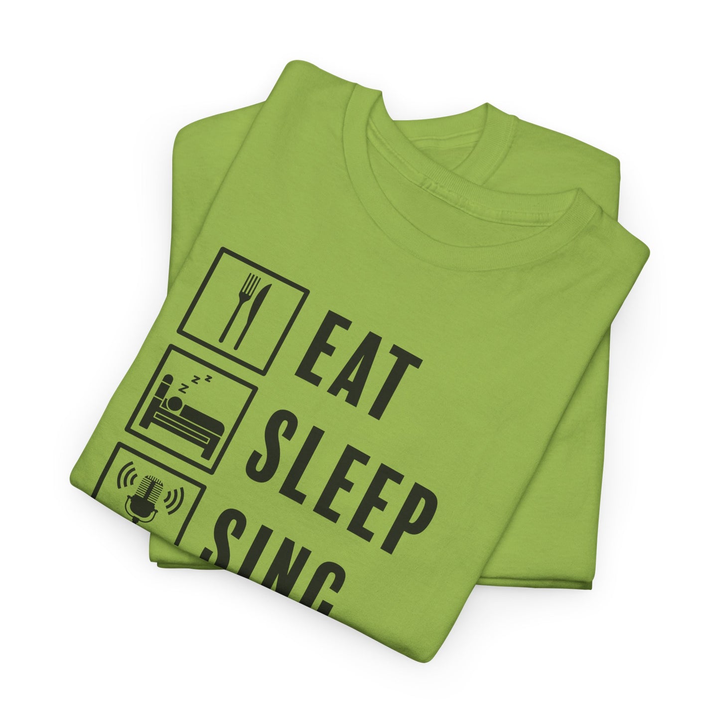 Eat Sleep Sing Repeat T-Shirt - Music Vibe
