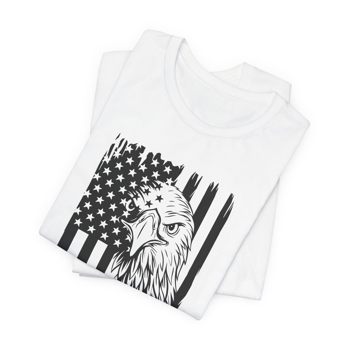 American Flag Eagle T-Shirt - Patriotic Graphic Tee