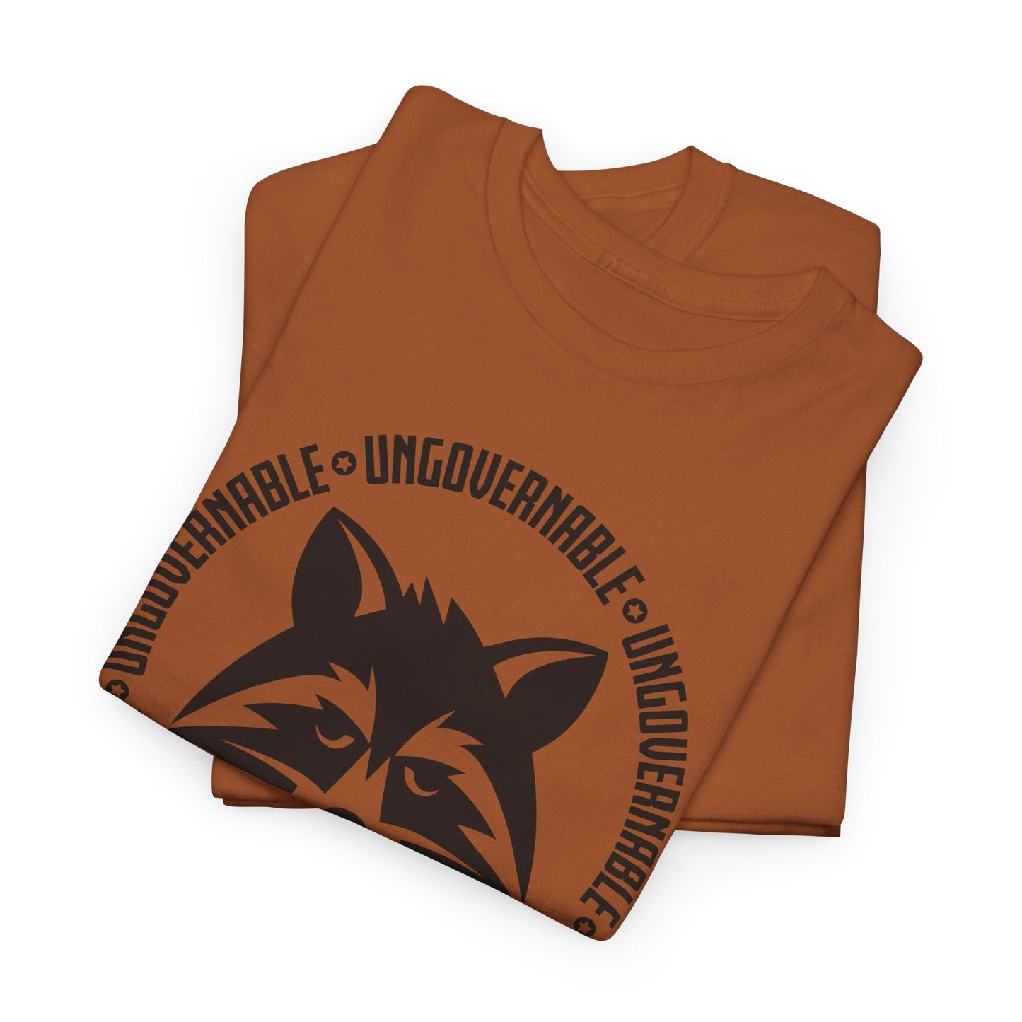 Ungovernable Raccoon T-Shirt - Rebellious Graphic Tee