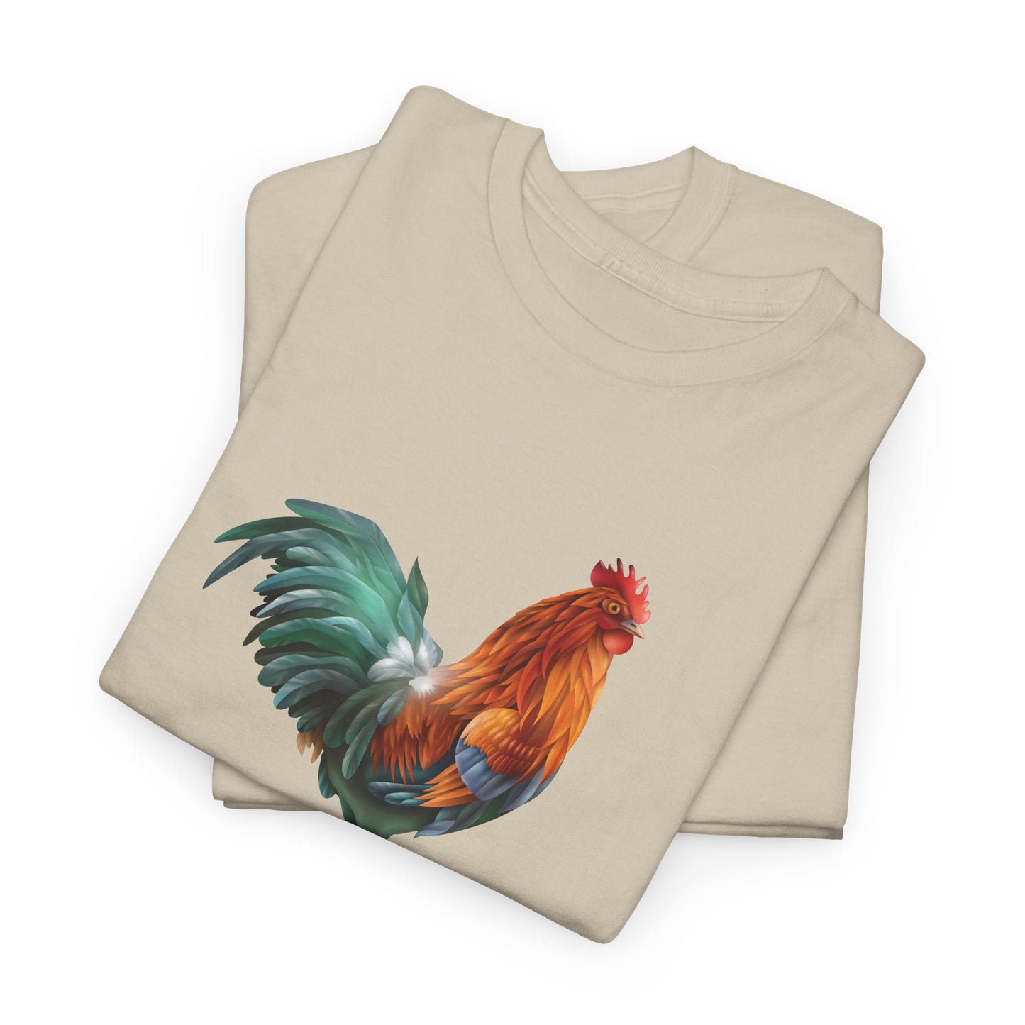 Cocky Rooster T-Shirt - Bold Pun Tee
