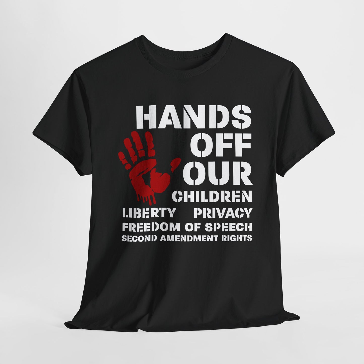 Hands Off Our Children Graphic T-Shirt