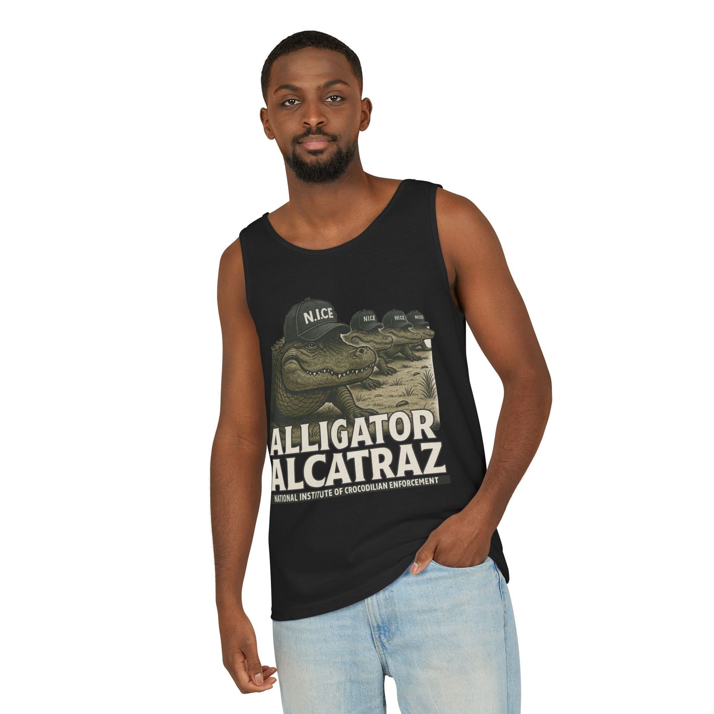 Alligator Alcatraz Political Tank Top